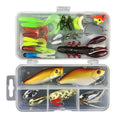Junior entry-level fishing lure suit set in a PP plastic storage box.