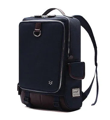 Large Oxford cloth backpack for men in multiple colours, showing dimensions of 30cm wide by 46cm high.
