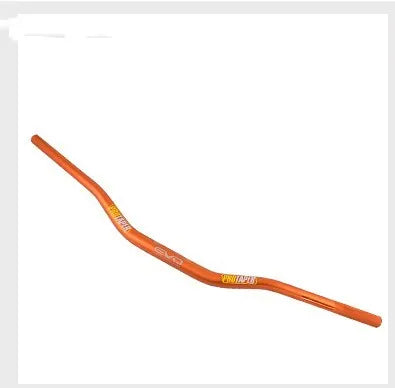 Orange aluminium alloy scrambling motorcycle handlebar with 28mm diameter, 80cm width