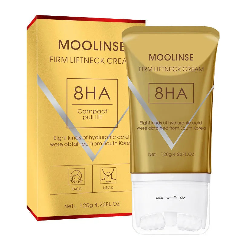120ml neck lifting and firming massage cream in packaging for universal skin type application