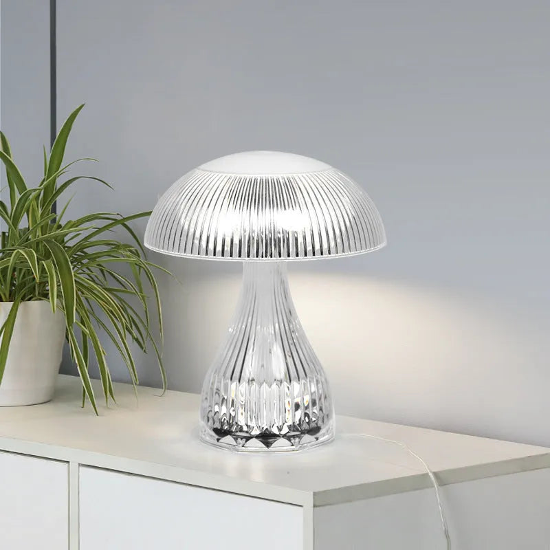 USB rechargeable touch control night lamp with three colour changing modes and 20x16cm acrylic body