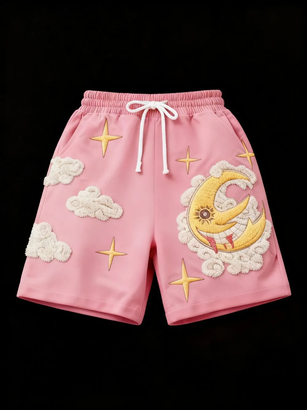Retro Plus Size Loose Sports Knee Length Shorts for Women and Ladies Casual Summer Bottoms Pink Green Available in M L XL 2XL 3XL Elastic Waist Comfort Fit Shorts for Daily Wear and Light Exercise