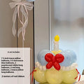 DIY balloon bouquet kit for cake decoration with round balloons in multiple colour options