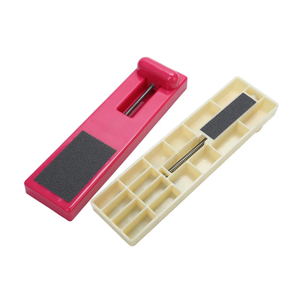 Pink and white ballet foot trainer device for instep strength development and flexible rotation training