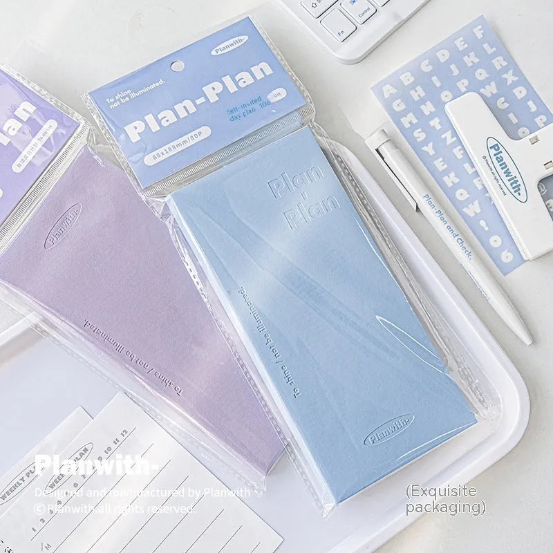 Embossed simple visual meter book notebook with 80 sheets showing cover colour options