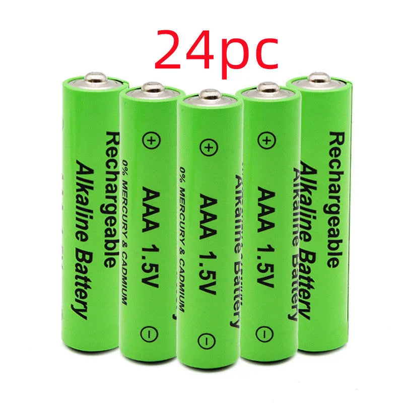 AA alkaline rechargeable battery 3000mAh industrial grade with green casing