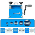 SD-017 manual wire stripping machine showing adjustable mechanism for wires 0.5-17mm diameter
