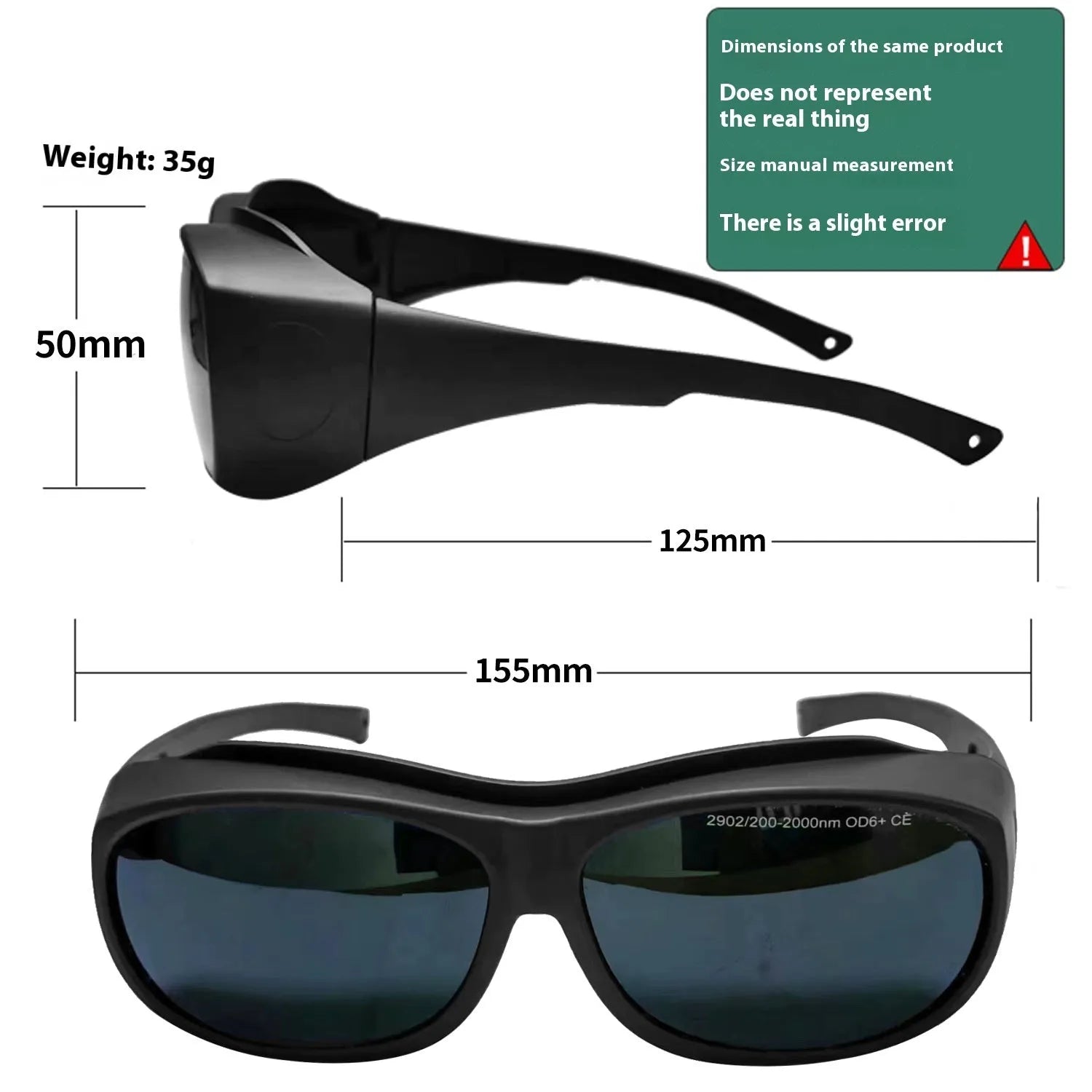 Laser safety goggles for photon skin rejuvenation with 200-2000nm protection