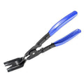 Blue handled car clamp removal pliers with 240mm steel construction for automotive interior repair