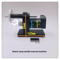 Alloy steel watch strap stripping machine and tool set for watch repair.