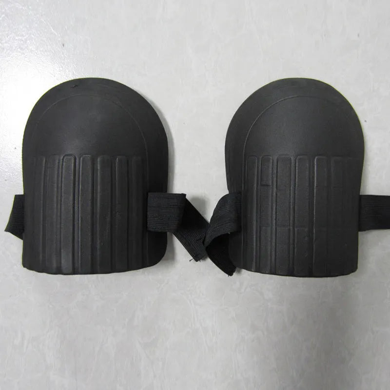 EVA foam knee pads for gardening in army green colour showing 19x15 cm dimensions