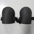 EVA foam knee pads for gardening in army green colour showing 19x15 cm dimensions