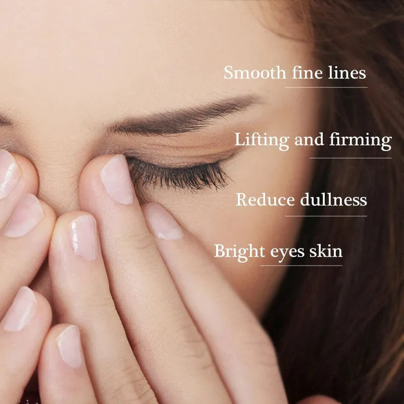 20g tube of anti dark circle eye cream with peptide formula for puffiness reduction