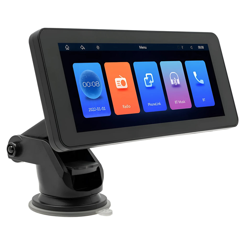 Portable wireless 6.86 inch multimedia vehicle mounted video player with plastic electronic screen and IPS display.