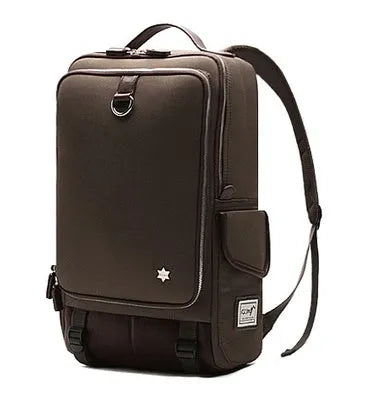 Large Oxford cloth backpack for men in multiple colours, showing dimensions of 30cm wide by 46cm high.
