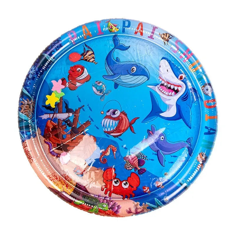 PVC inflatable pet water cooling cushion in dolphin or shark design