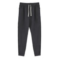 Men's cotton outdoor workout pants in sapphire blue, spring autumn running trousers