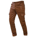 Tooling straight casual men's leather pants in black PU leather with mid-waist straight-leg cut