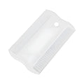 Small plastic pet flea comb with double-sided dense teeth for facial grooming and tear stain removal