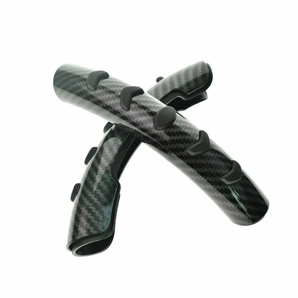 Carbon fibre black fibre steering wheel anti-skid sleeve for 38cm diameter car steering wheels