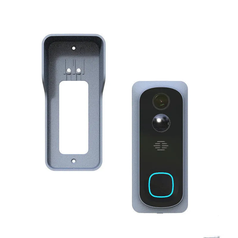 RSH-C600 smart WiFi doorbell camera in grey with HD video and two-way audio