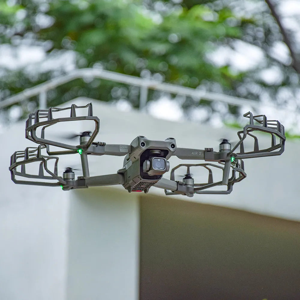 Grey ABS propeller blade guard for DJI Mavic Air 2 and Air 2S drones on a white background.