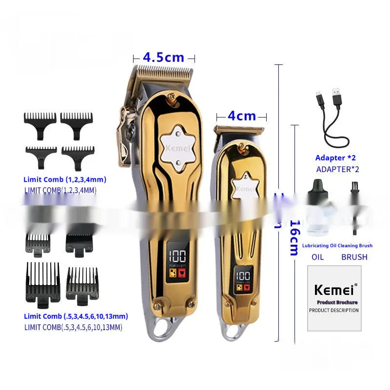 Electric hair cutter model KM-2011 rechargeable cordless trimmer