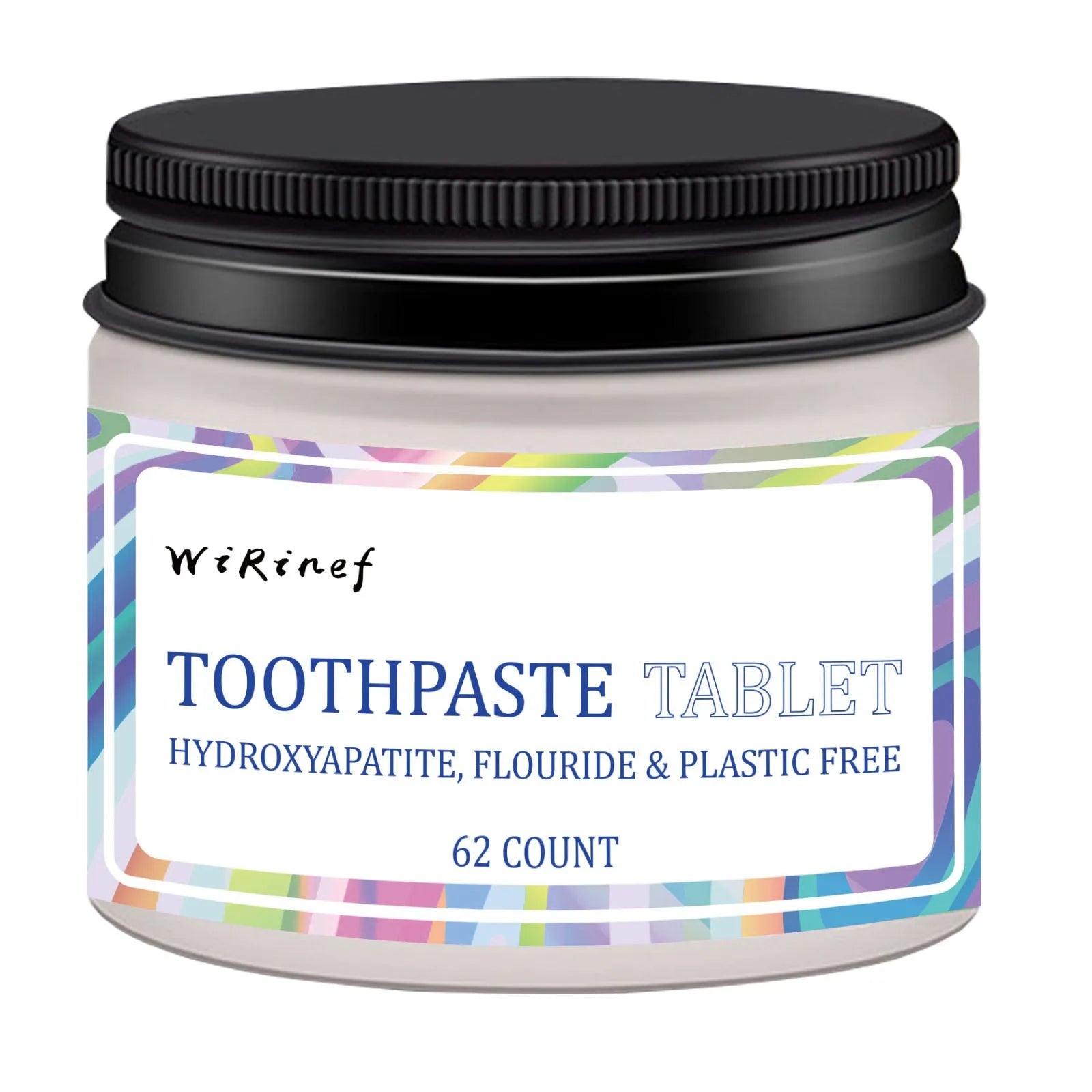 TP19 solid toothpaste tablets 62-piece pack for portable oral hygiene and travel use