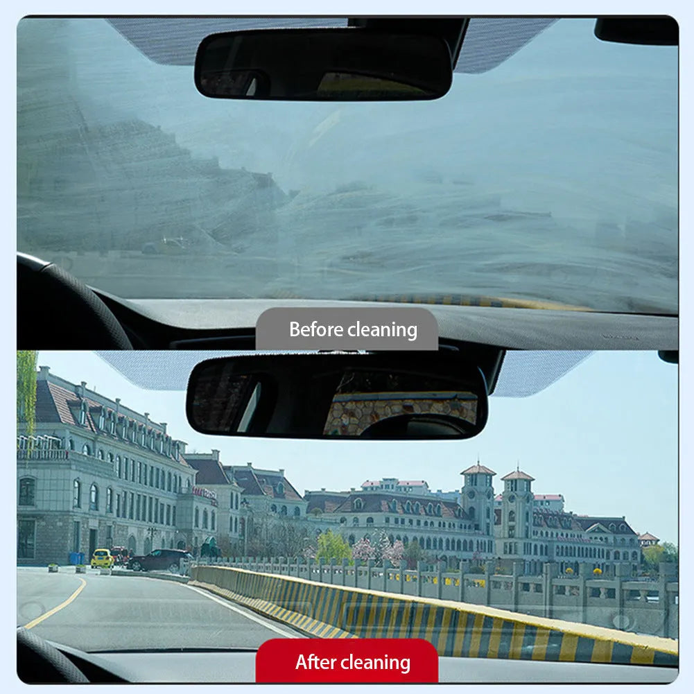 Glass oil film remover cleaning cream for car glass decontamination in three size formats