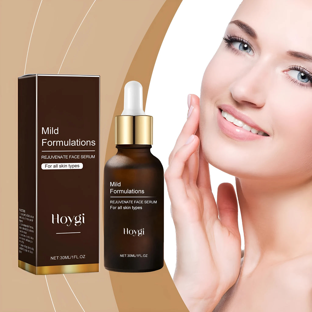 30ml facial skincare essence bottle with hyaluronic acid and arbutin, 2.8cm compact size