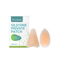 Silicone privacy invisible sticker set showing droplet and Y-shape designs for body concealment