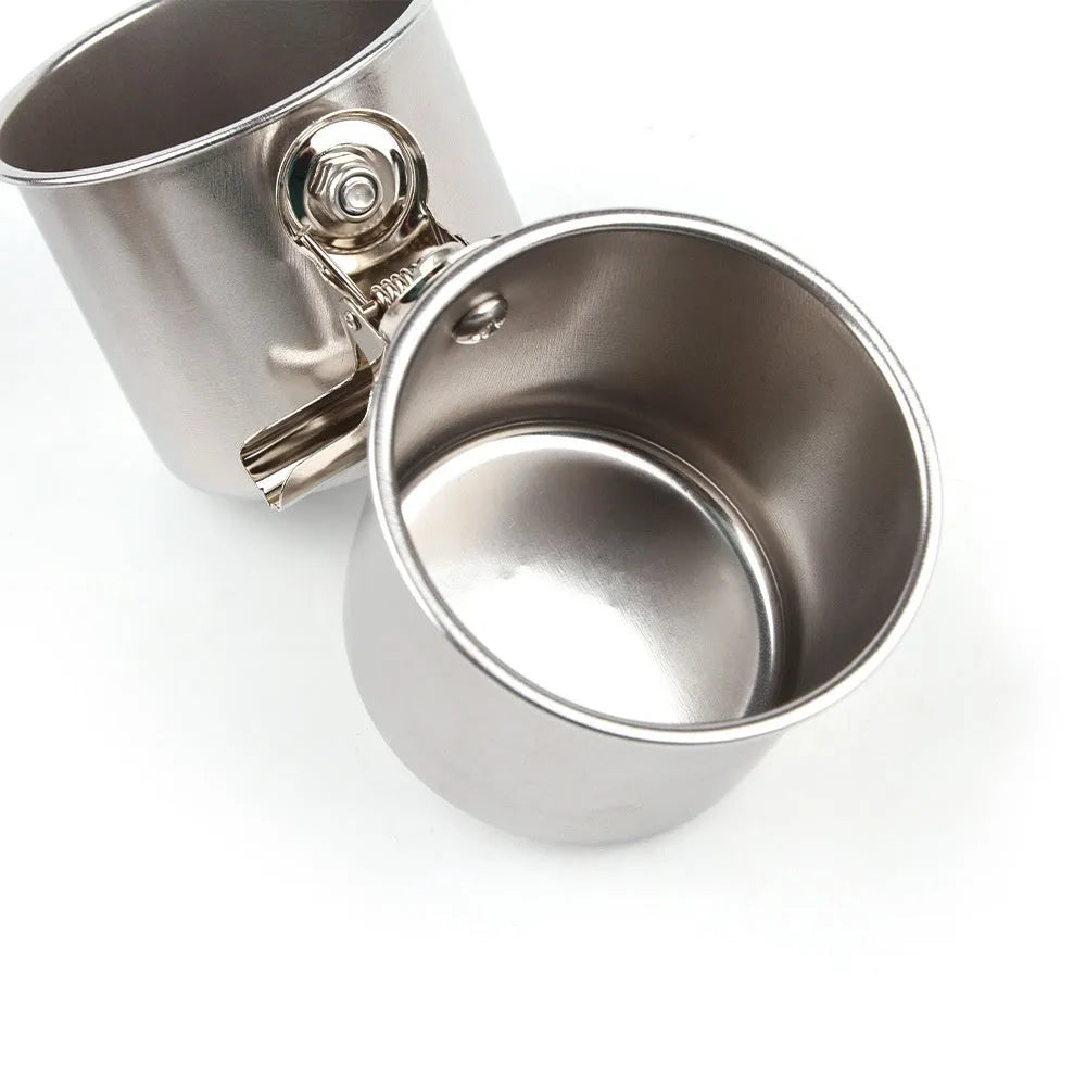 Stainless steel birdcage outdoor feeder in natural metal colour