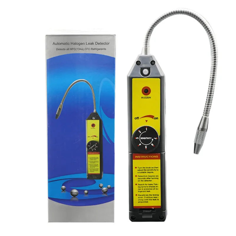 WJL-6000 electronic halogen car leak detector with 20cm probe for refrigerant systems