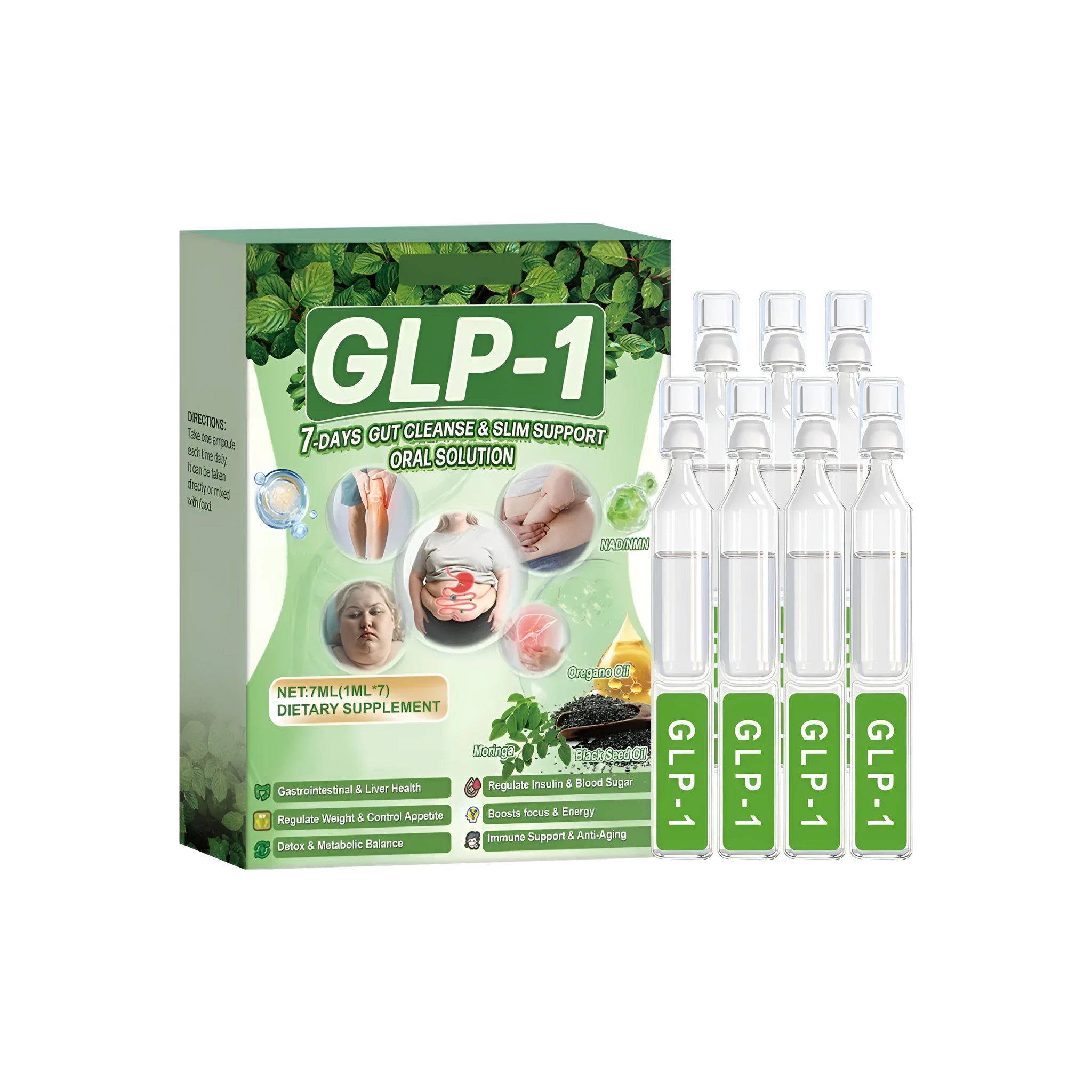 Gut Support Oral Solution Drops 7ml pack with seven 1ml sachets