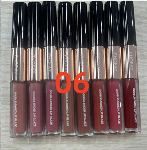 C-L021 double-head non-stick cup lip gloss applicator for matte lip products