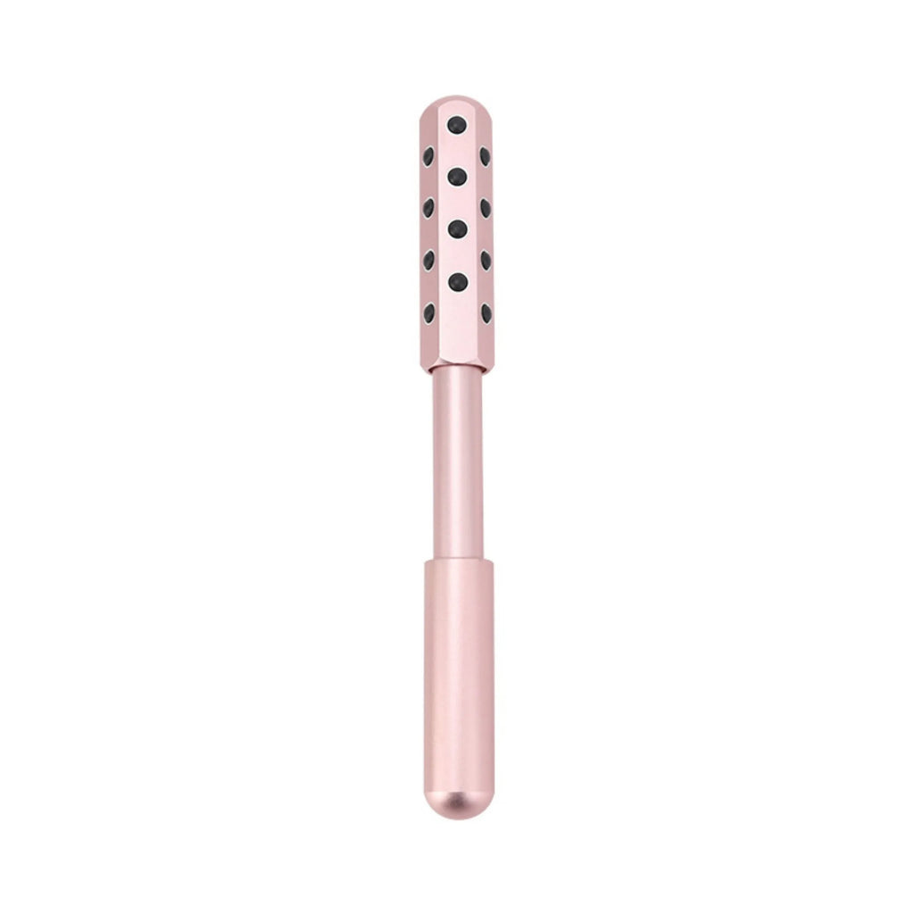Germanium particles beauty massage roller instrument for facial and eye treatments