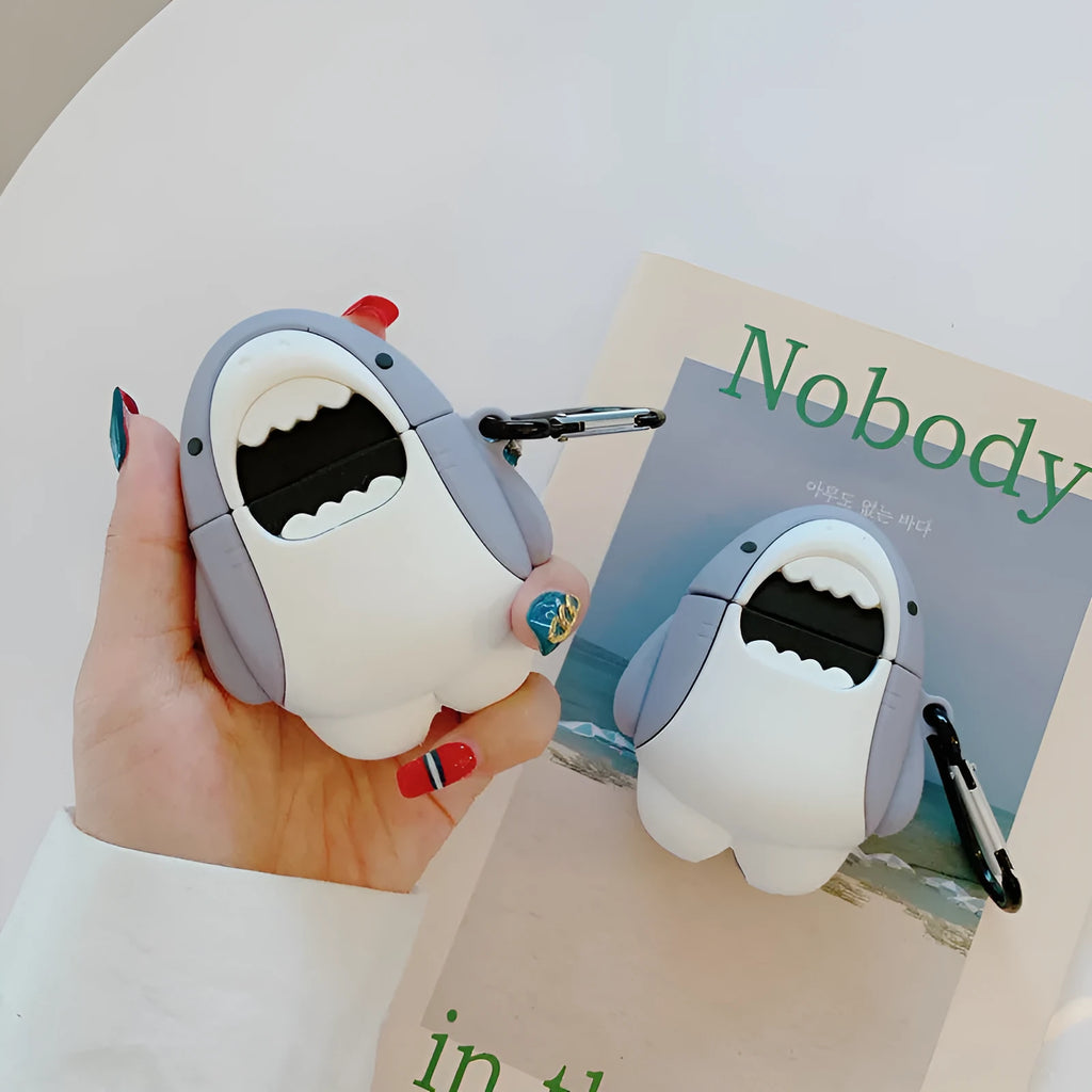 Silicone protective cover for Apple AirPods 1 and 2 wireless charging cases