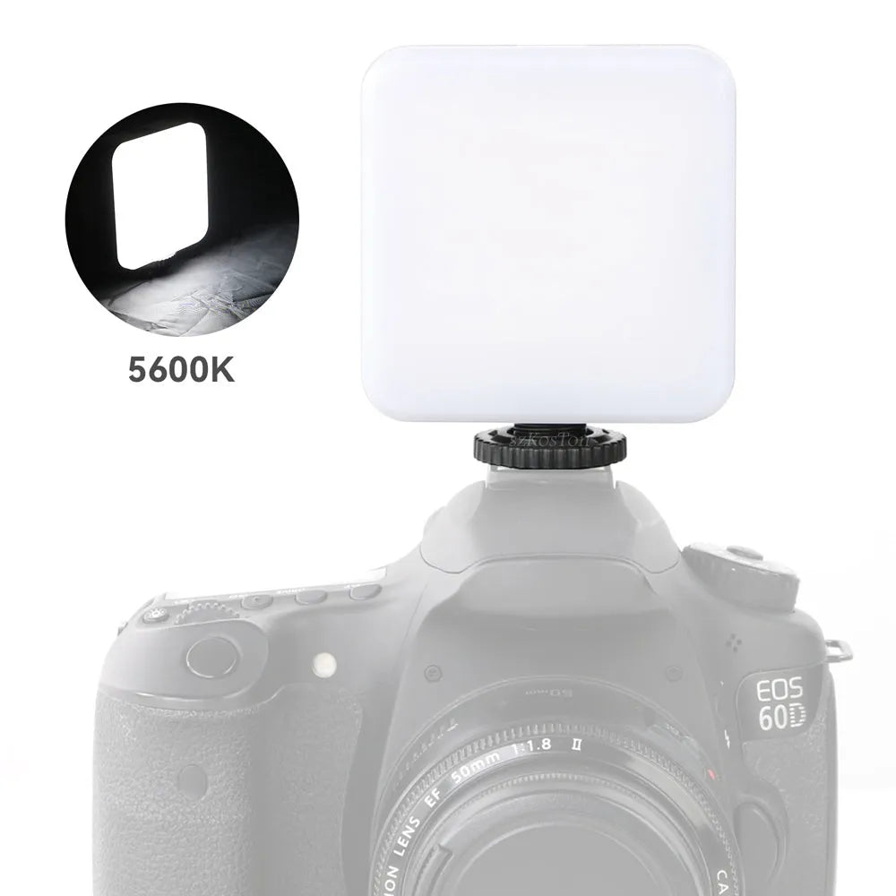 LED Mini Square Outdoor Pocket Light Tripod flash photography accessory showing compact square design