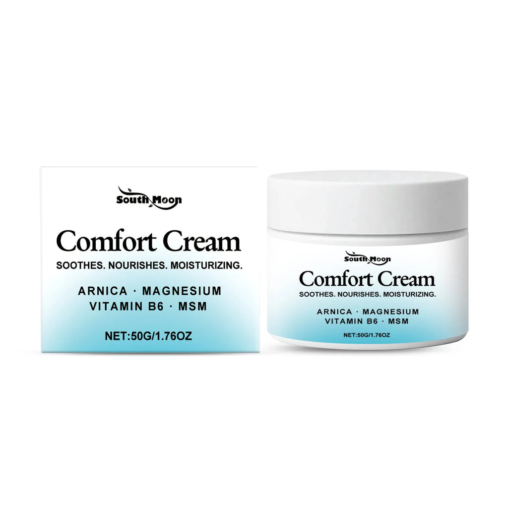 50g moisturising cream in a white container with ingredients Shanjinchehua, Pyridoxine, and Menthol.