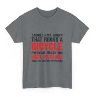 Grey women's short sleeve cotton T-shirt with a printed design, showing front view.