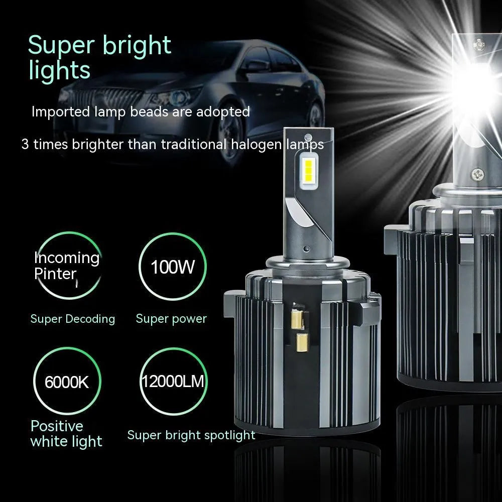 Volkswagen Golf 7 LED low beam headlight bulb with aviation aluminium alloy heatsink