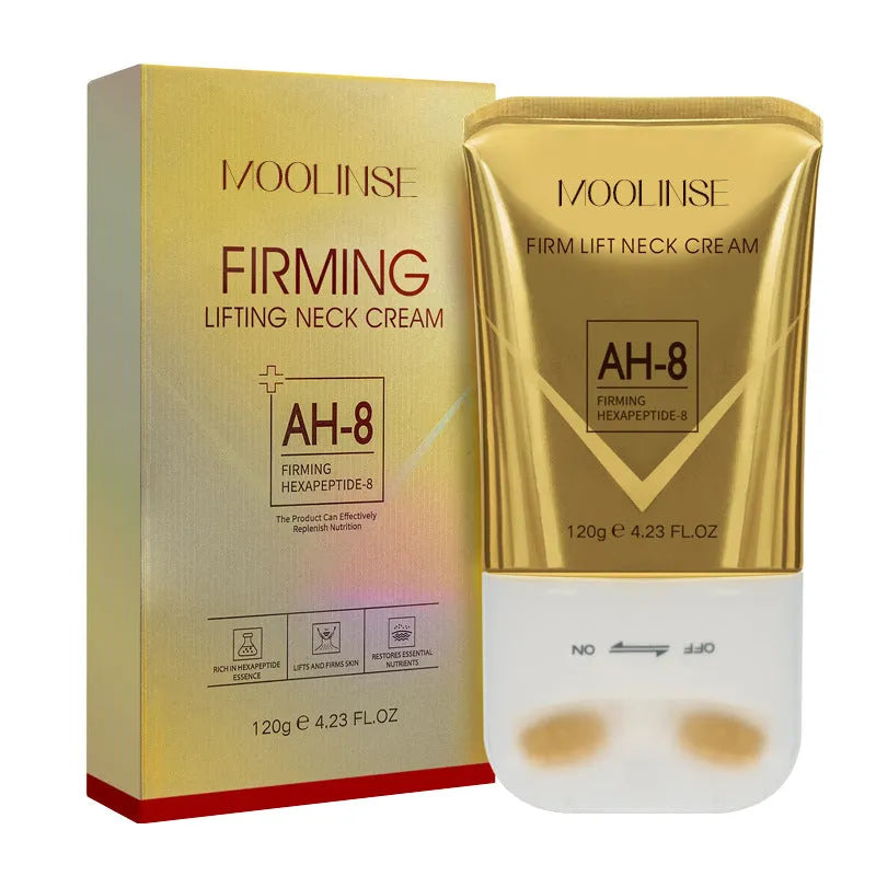 120ml neck lifting and firming massage cream in packaging for universal skin type application