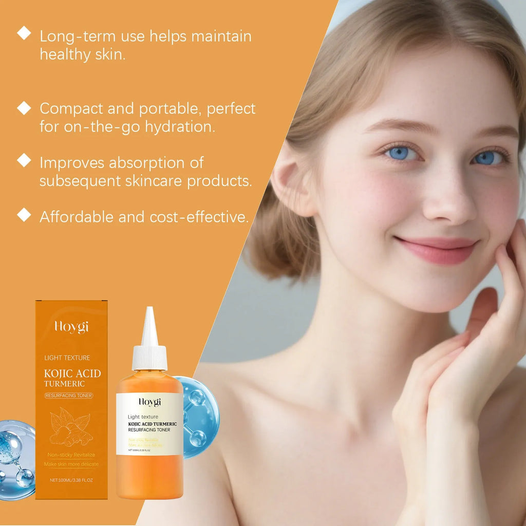 Turmeric moisturising water 100ml bottle for daily facial skincare