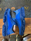 Student running sneakers with TPU upper and mesh lining, front lace-up, flat heel, round toe