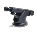 Universal car phone bracket with telescopic extending rod and clamp mechanism for smartphone mounting