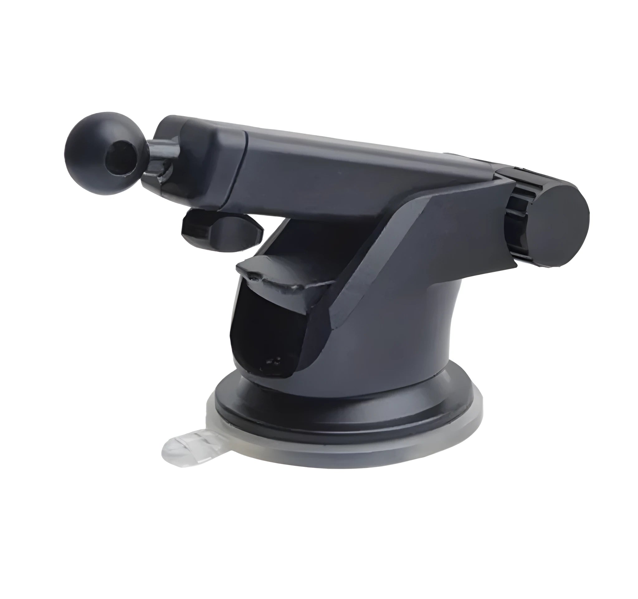 Universal car phone bracket with telescopic extending rod and clamp mechanism for smartphone mounting