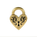 Women's heart-shaped stainless steel earrings with electroplated gold or steel colour finish