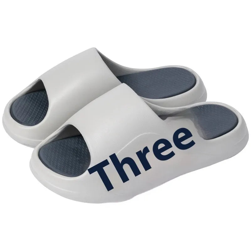 Men's EVA platform slippers in flip-flop style available in four colour options