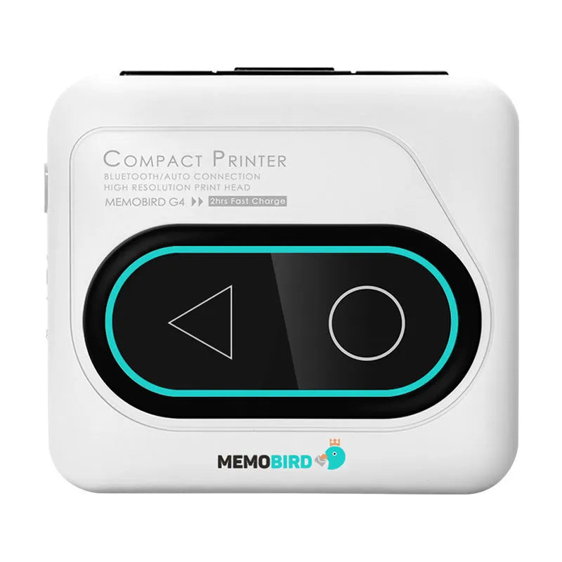 Portable Bluetooth thermal printer in multiple colours with mobile phone printing capability