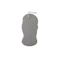 3D fish scale pattern bath sponge in white colour for body exfoliation